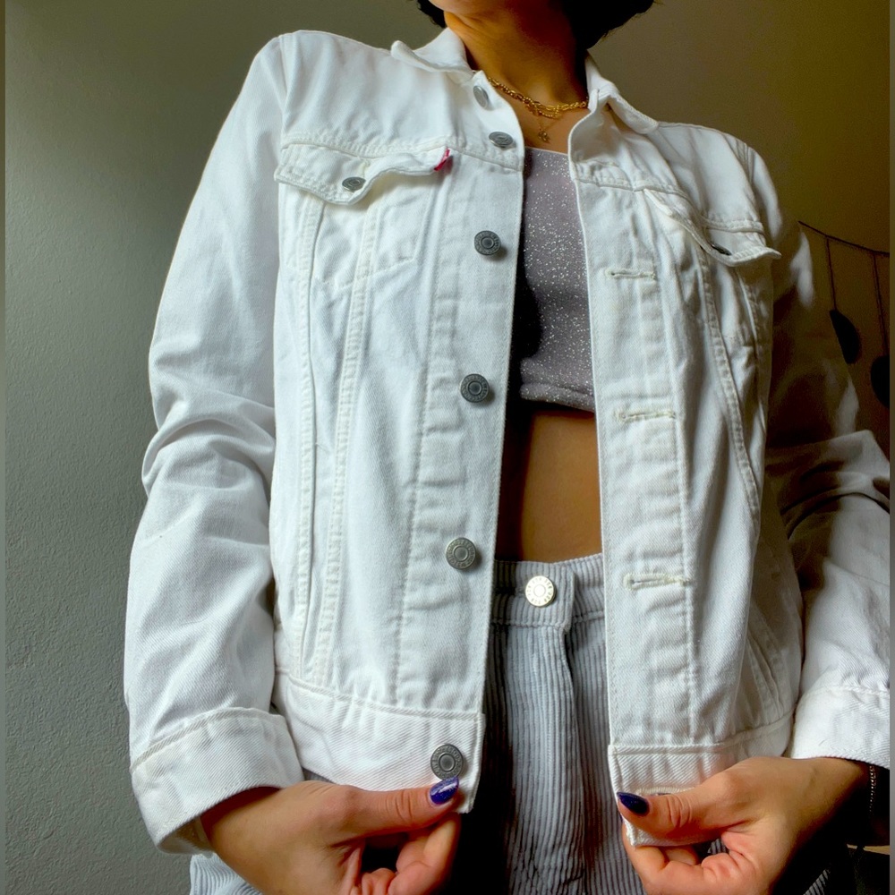 Levi's White Jean Jacket